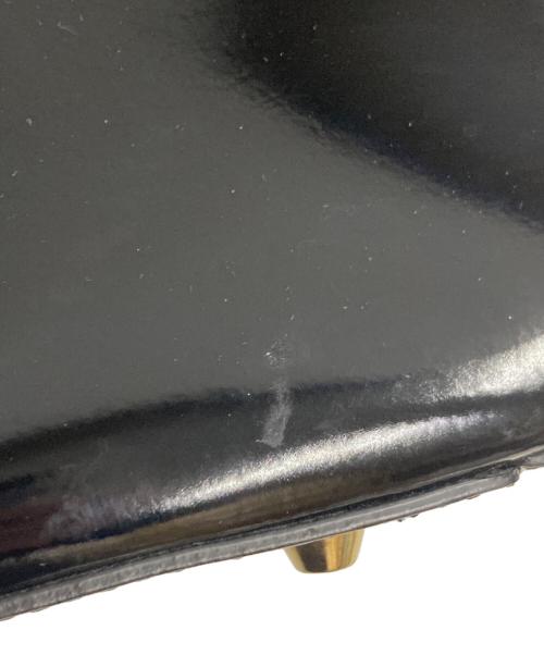 CHRISTIAN VILLA（クリスチャンヴィラ）CHRISTIAN VILLA (クリスチャンヴィラ) エナメル2WAYバッグ ブラックの古着・服飾アイテム