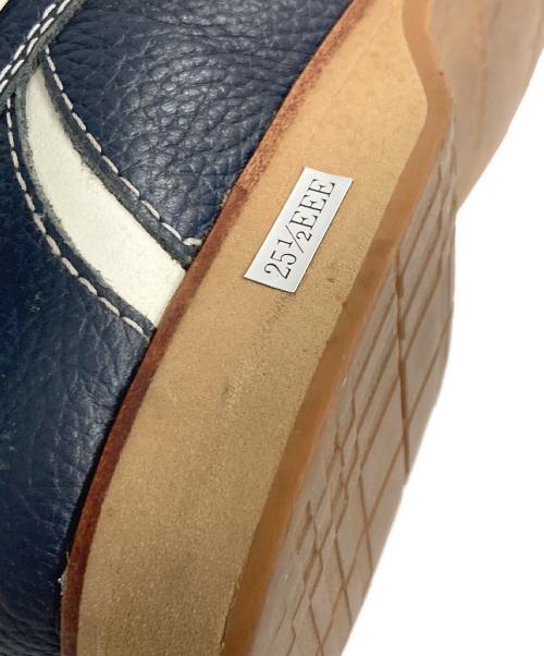 BURBERRY LONDON（バーバリーロンドン）BURBERRY LONDON (バーバリーロンドン) スクエアローファー ネイビー サイズ:25 1/2の古着・服飾アイテム
