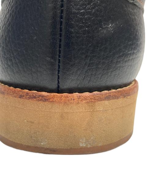 BURBERRY（バーバリー）BURBERRY (バーバリー) スクエアローファー ブラック サイズ:25 1/2の古着・服飾アイテム