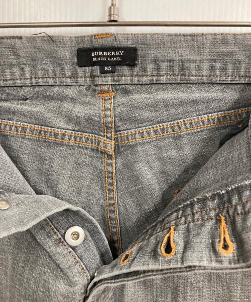 BURBERRY BLACK LABEL（バーバリーブラックレーベル）BURBERRY BLACK LABEL (バーバリーブラックレーベル) デニムパンツ グレー サイズ:85の古着・服飾アイテム
