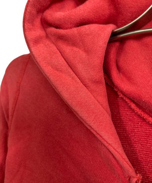PPFM（ピーピーエフエム）PPFM (ピーピーエフエム) ジップパーカー レッド サイズ:Mの古着・服飾アイテム