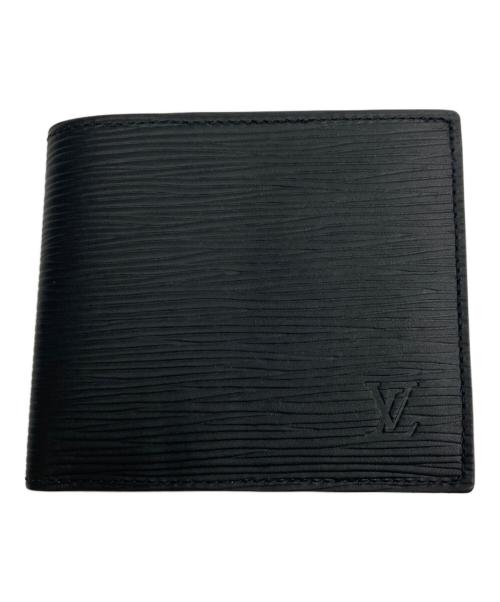 LOUIS VUITTON（ルイ ヴィトン）LOUIS VUITTON (ルイ ヴィトン) 2つ折り財布 ブラックの古着・服飾アイテム