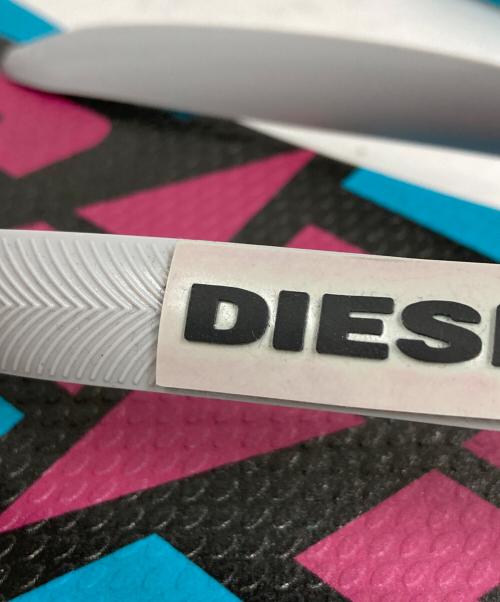 DIESEL（ディーゼル）DIESEL (ディーゼル) BRAVESビーチサンダル スカイブルー サイズ:39/40の古着・服飾アイテム