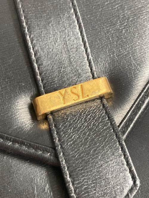 Yves Saint Laurent（イヴサンローラン）Yves Saint Laurent (イヴサンローラン) ショルダーバッグ ブラックの古着・服飾アイテム