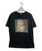 Hysteric Glamourヒステリックグラマー）の古着「コートニーラブ プリントTシャツ」｜ブラック