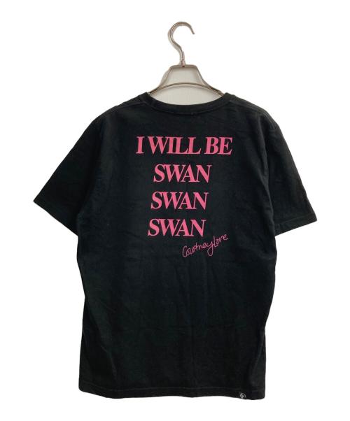 Hysteric Glamour（ヒステリックグラマー）Hysteric Glamour (ヒステリックグラマー) コートニーラブ プリントTシャツ ブラック サイズ:Lの古着・服飾アイテム