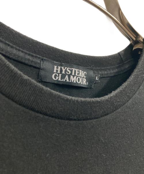 Hysteric Glamour（ヒステリックグラマー）Hysteric Glamour (ヒステリックグラマー) コートニーラブ プリントTシャツ ブラック サイズ:Lの古着・服飾アイテム