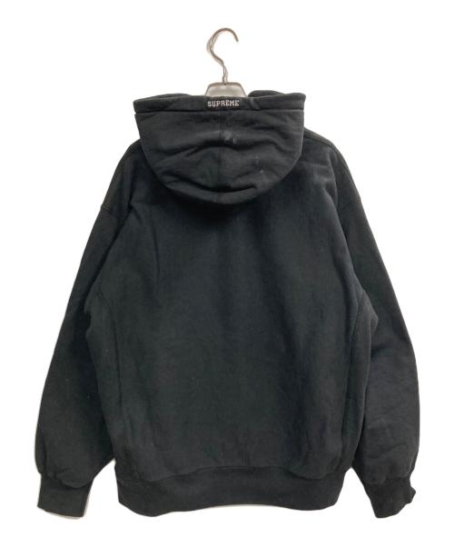 SUPREME（シュプリーム）Supreme (シュプリーム) S Logo Hooded Sweatshirt/Sロゴ付きフード付きスウェットシャツ ブラック サイズ:Lの古着・服飾アイテム