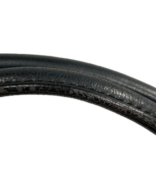 MIU MIU（ミュウミュウ）MIU MIU (ミュウミュウ) ヴィッテロレザー2WAYバッグ ブラックの古着・服飾アイテム