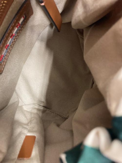 MARNI（マルニ）MARNI (マルニ) WISTARIA メッシュショルダーバッグ ブラック×アイボリーの古着・服飾アイテム