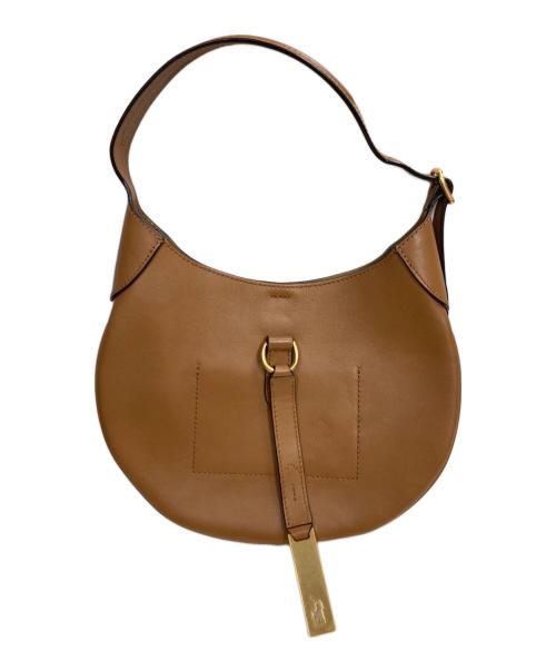 POLO RALPH LAUREN（ポロ・ラルフローレン）POLO RALPH LAUREN (ポロ・ラルフローレン) レザースモールバッグ ブラウンの古着・服飾アイテム