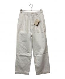 riccardo metha（リカルドメッサ）の古着「タックパンツ」｜ホワイト