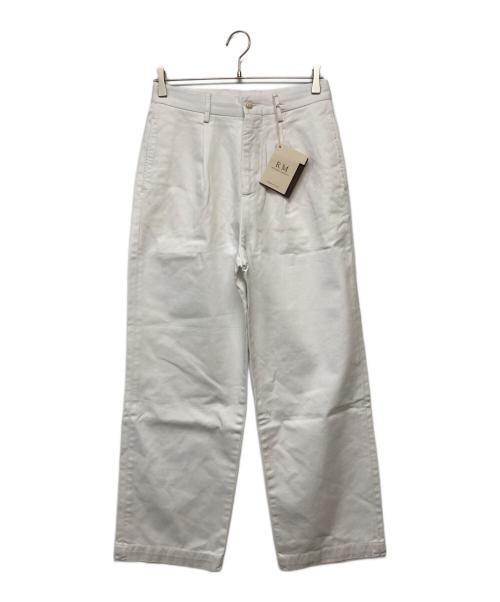 riccardo metha（リカルドメッサ）RICCARDO METHA (リカルドメッサ) タックパンツ ホワイト サイズ:44 未使用品の古着・服飾アイテム