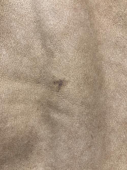 'S Max Mara（エスマックスマーラ）'S Max Mara (エスマックスマーラ) ノーカラームートンコート ベージュ サイズ:40の古着・服飾アイテム