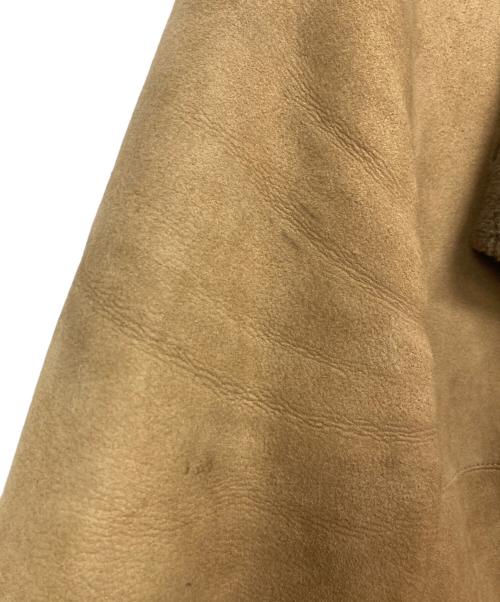 'S Max Mara（エスマックスマーラ）'S Max Mara (エスマックスマーラ) ノーカラームートンコート ベージュ サイズ:40の古着・服飾アイテム