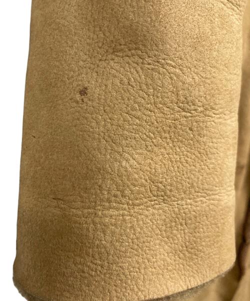 'S Max Mara（エスマックスマーラ）'S Max Mara (エスマックスマーラ) ノーカラームートンコート ベージュ サイズ:40の古着・服飾アイテム