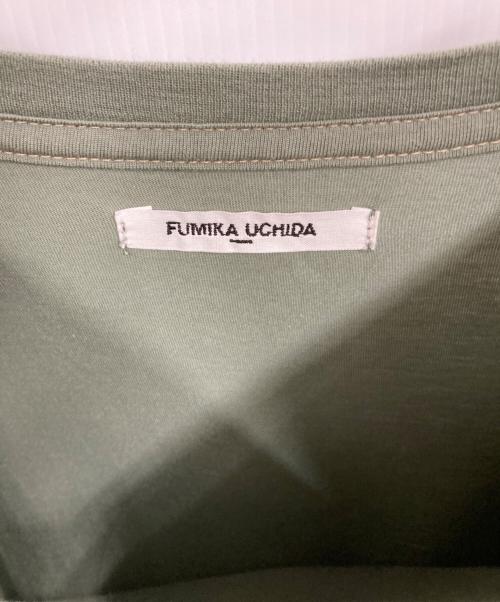 FUMIKA UCHIDA（フミカウチダ）FUMIKA UCHIDA (フミカウチダ) ダブルスリーブカットソー グリーン サイズ:Mの古着・服飾アイテム