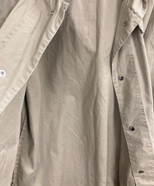 MY THINKS（マイシンクス）MY THINKS (マイシンクス) フーデッドジャケット ベージュ サイズ:Sの古着・服飾アイテム