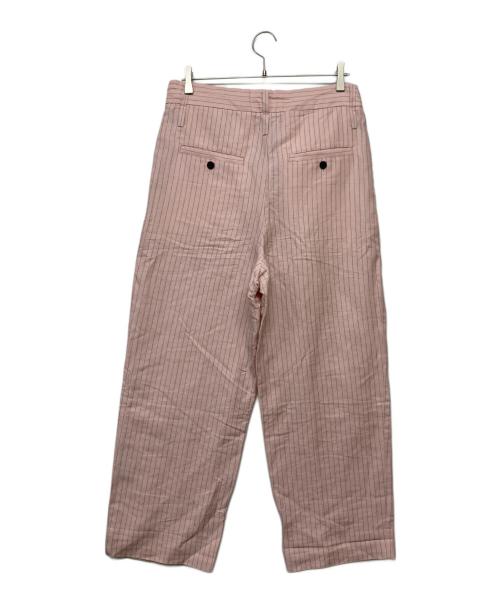 jonnlynx（ジョンリンクス）jonnlynx (ジョンリンクス) ストライプパンツ ピンク サイズ:34の古着・服飾アイテム