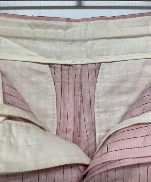 jonnlynx（ジョンリンクス）jonnlynx (ジョンリンクス) ストライプパンツ ピンク サイズ:34の古着・服飾アイテム