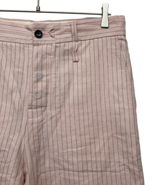 jonnlynx（ジョンリンクス）jonnlynx (ジョンリンクス) ストライプパンツ ピンク サイズ:34の古着・服飾アイテム