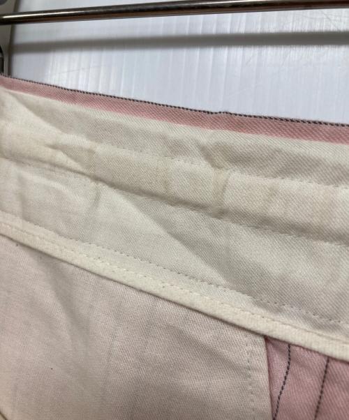 jonnlynx（ジョンリンクス）jonnlynx (ジョンリンクス) ストライプパンツ ピンク サイズ:34の古着・服飾アイテム