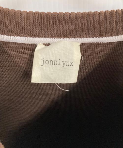 jonnlynx（ジョンリンクス）jonnlynx (ジョンリンクス) knit tracksuit tee ブラウン サイズ:Mの古着・服飾アイテム