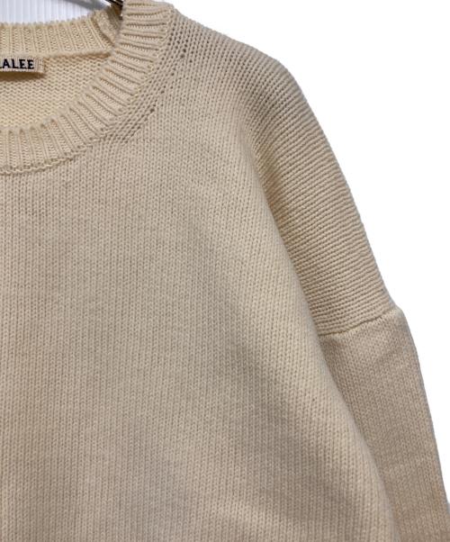 AURALEE（オーラリー）AURALEE (オーラリー) MERINO KNIT SHORT PULL OVER アイボリー サイズ:1の古着・服飾アイテム