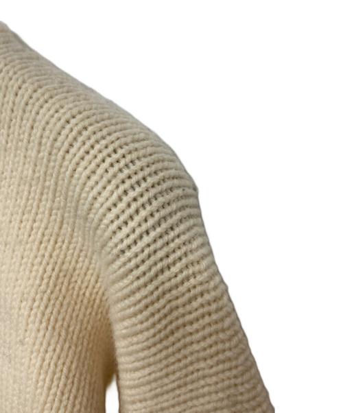 AURALEE（オーラリー）AURALEE (オーラリー) MERINO KNIT SHORT PULL OVER アイボリー サイズ:1の古着・服飾アイテム