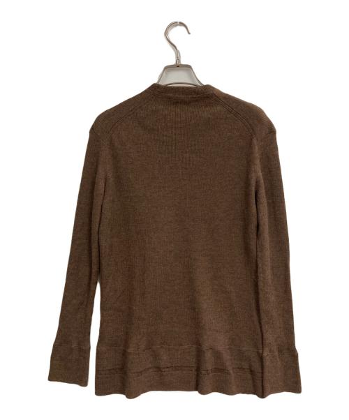 jonnlynx（ジョンリンクス）jonnlynx (ジョンリンクス) リブニット ブラウン サイズ:Mの古着・服飾アイテム