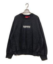 SUPREME（シュプリーム）の古着「25SS Washed Box Logo Crewneck」｜ブラック