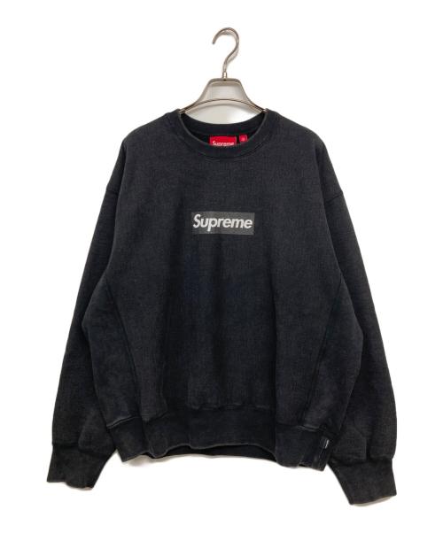SUPREME（シュプリーム）Supreme (シュプリーム) 25SS Washed Box Logo Crewneck ブラック サイズ:Ｍの古着・服飾アイテム