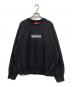 Supreme（シュプリーム）の古着「25SS Washed Box Logo Crewneck」｜ブラック