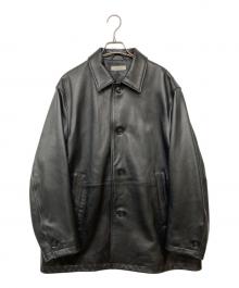 JOURNAL STANDARD relume（ジャーナルスタンダード レリューム）の古着「ラムレザー カーコート」｜ブラック