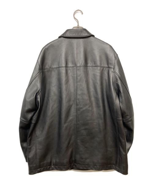 JOURNAL STANDARD relume（ジャーナルスタンダード レリューム）JOURNAL STANDARD relume (ジャーナルスタンダード レリューム) ラムレザー カーコート ブラック サイズ:Mの古着・服飾アイテム