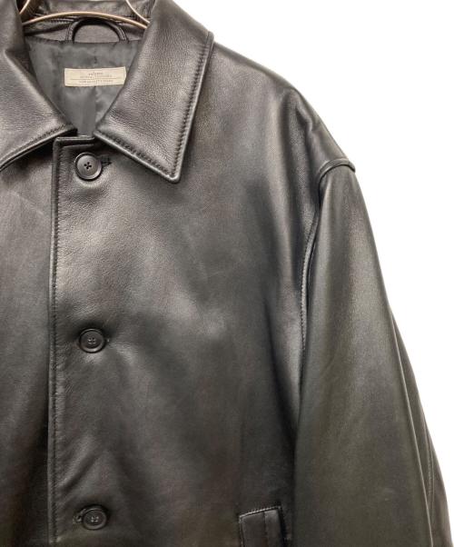 JOURNAL STANDARD relume（ジャーナルスタンダード レリューム）JOURNAL STANDARD relume (ジャーナルスタンダード レリューム) ラムレザー カーコート ブラック サイズ:Mの古着・服飾アイテム