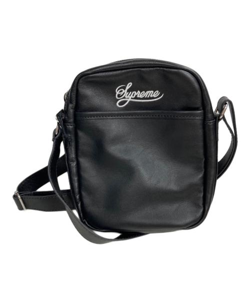 SUPREME（シュプリーム）Supreme (シュプリーム) NIKE (ナイキ) Leather Shoulder Bag ブラックの古着・服飾アイテム