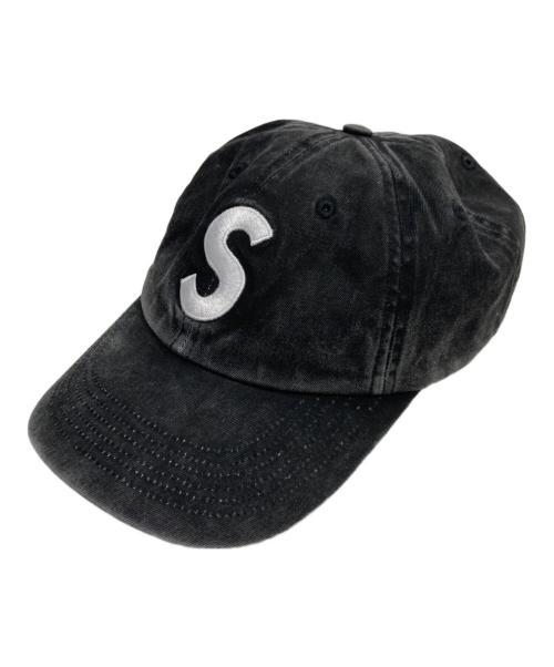 SUPREME（シュプリーム）Supreme (シュプリーム) Pigment Print S Logo 6-Panel Cap ブラックの古着・服飾アイテム
