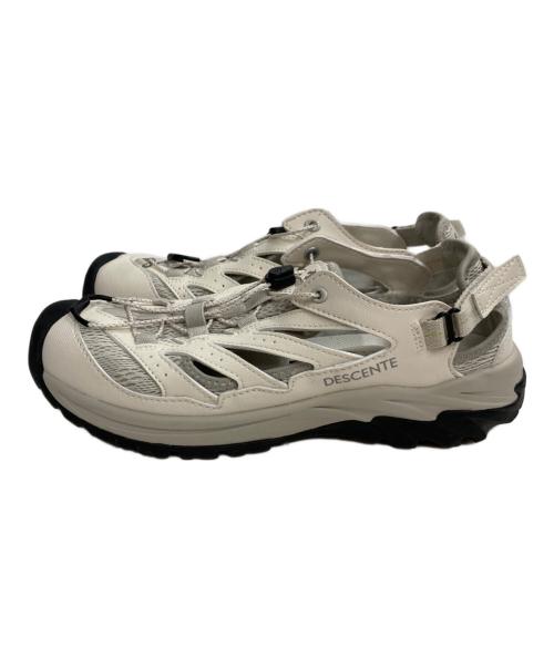 DESCENTE（デサント）DESCENTE (デサント) URBAN T450 SANDAL V2 アイボリー×ブラウン サイズ:25の古着・服飾アイテム