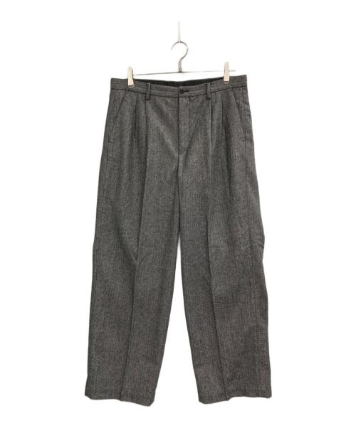 URBAN RESEARCH（アーバンリサーチ）URBAN RESEARCH (アーバンリサーチ) ヘリンボーンワイドスラックス グレー サイズ:Lの古着・服飾アイテム