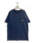 F.C.R.B.（エフシーレアルブリストル）の古着「BIG VERTICAL LOGO POCKET TEE」｜ネイビー