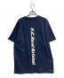 F.C.R.B. (エフシーレアルブリストル) BIG VERTICAL LOGO POCKET TEE ネイビー サイズ:XL：8000円