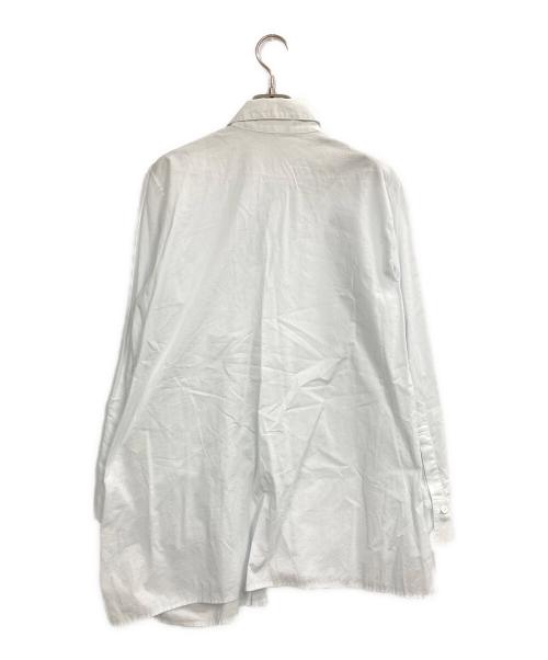 Y's（ワイズ）Y's (ワイズ) フリルシャツ スカイブルー サイズ:2の古着・服飾アイテム