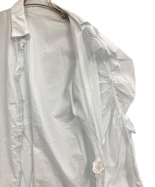 Y's（ワイズ）Y's (ワイズ) フリルシャツ スカイブルー サイズ:2の古着・服飾アイテム