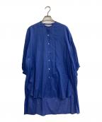 Midi-Umiミディウミ）の古着「シャツワンピース」｜ネイビー