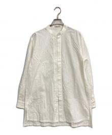 THE HINOKI（ザ ヒノキ）の古着「OG cotton Stand Collar Shirt」｜ホワイト