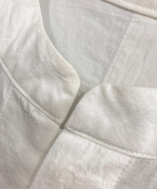 THE HINOKI（ザ ヒノキ）THE HINOKI (ザ ヒノキ) OG cotton Stand Collar Shirt ホワイト サイズ:1の古着・服飾アイテム