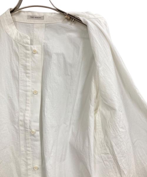 THE HINOKI（ザ ヒノキ）THE HINOKI (ザ ヒノキ) OG cotton Stand Collar Shirt ホワイト サイズ:1の古着・服飾アイテム