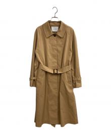 heliopole（エリオポール）の古着「比翼ステンカラーコート」｜ベージュ