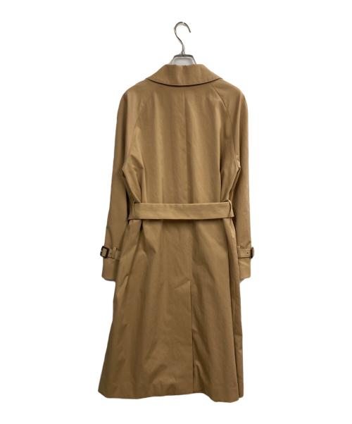 heliopole（エリオポール）heliopole (エリオポール) 比翼ステンカラーコート ベージュ サイズ:36の古着・服飾アイテム